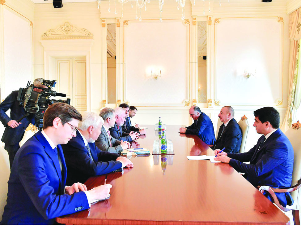 Президент Ильхам Алиев принял сопредседателей Минской группы ОБСЕ