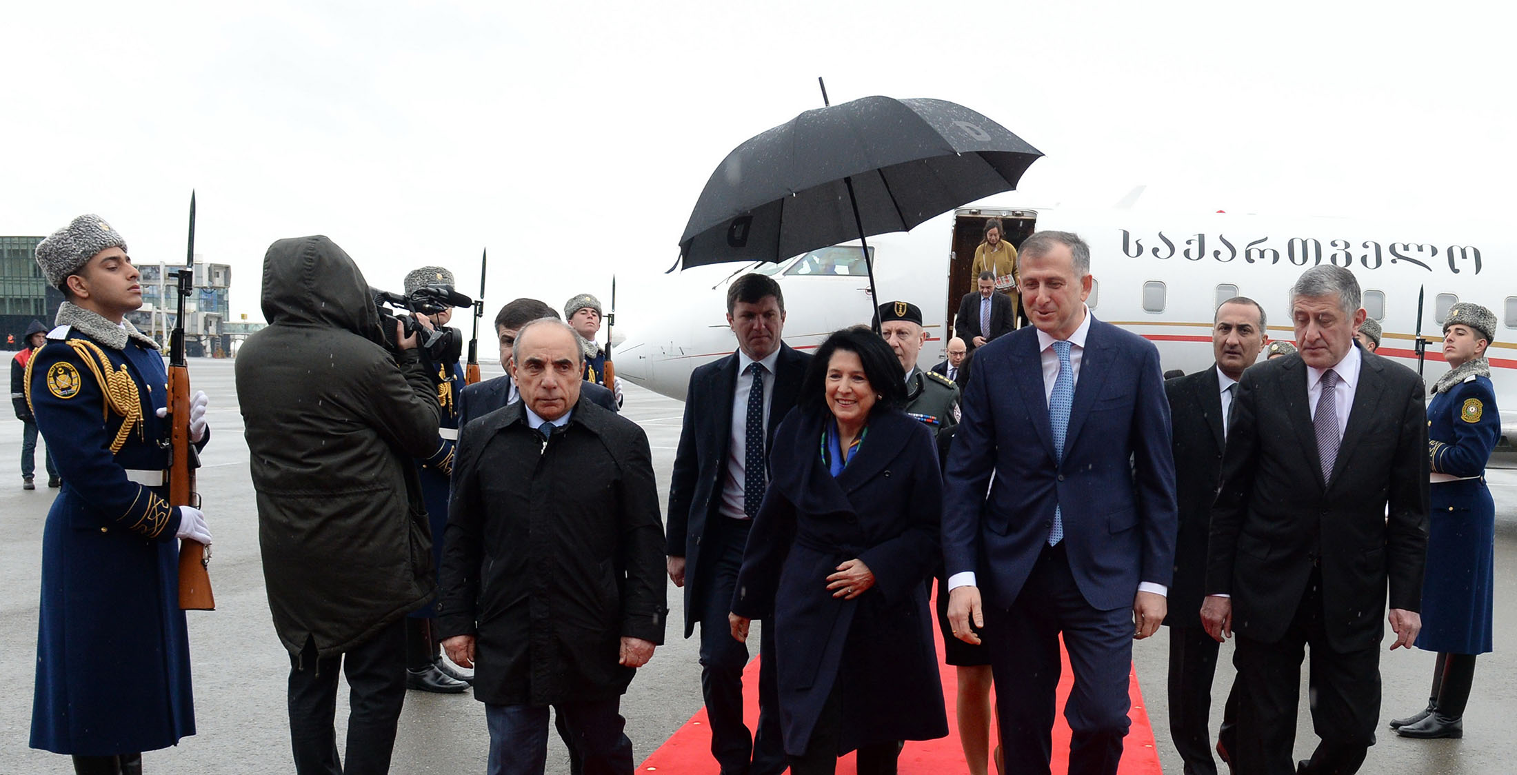 Встреча в Международном аэропорту Гейдар Алиев
