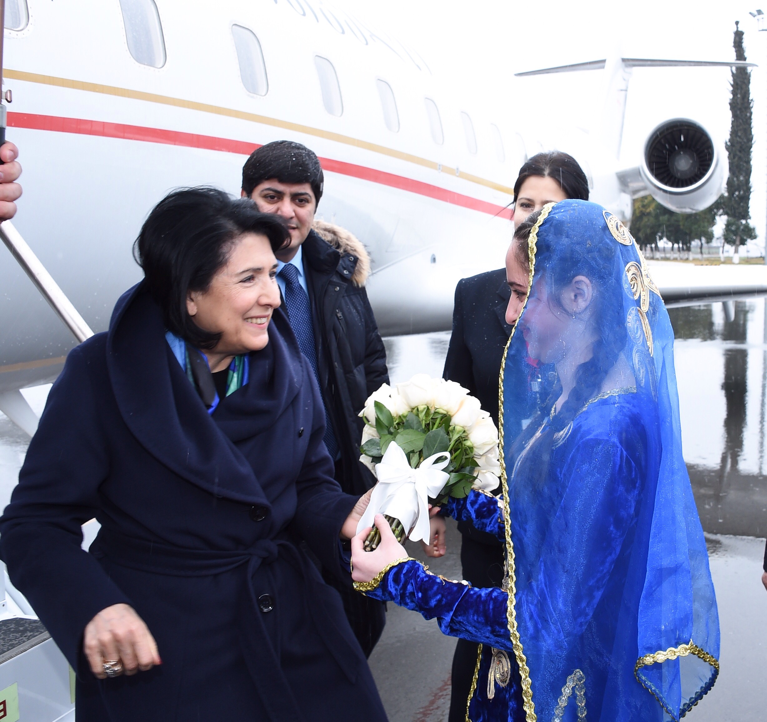 Официальный визит Президента Грузии Саломе Зурабишвили в Азербайджан
