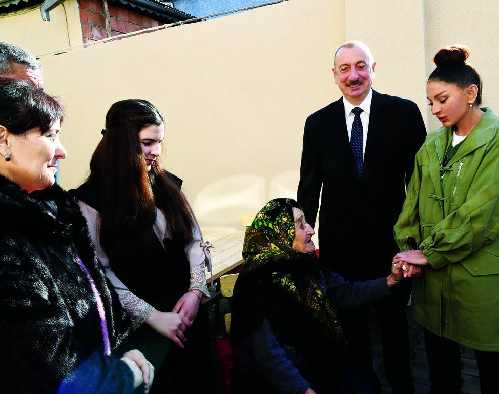 Поездка Президента Азербайджана Ильхама Алиева в Шамахинский и Агсуинский районы