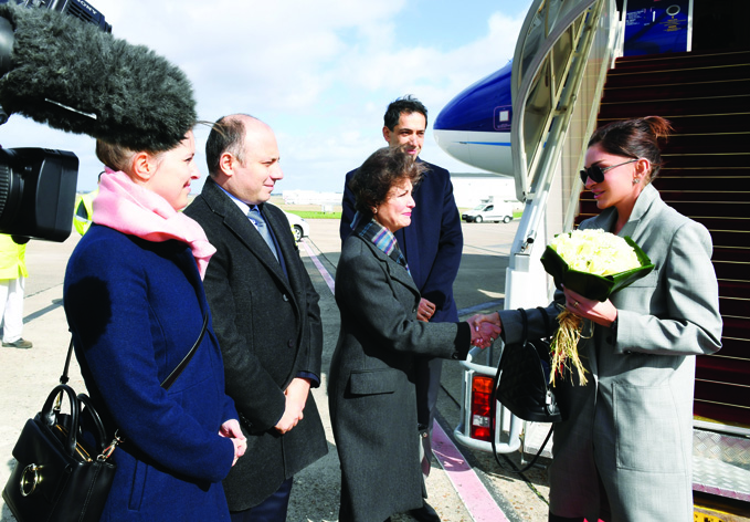 Первый вице-президент Азербайджана Мехрибан Алиева прибыла с визитом во Францию