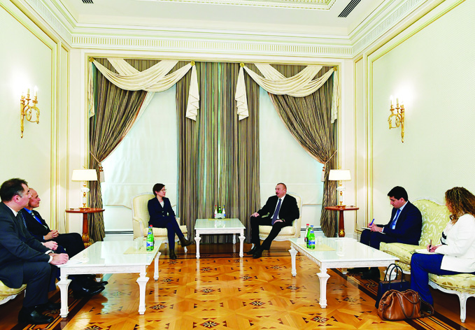 Президент Ильхам Алиев принял делегацию Программы развития ООН