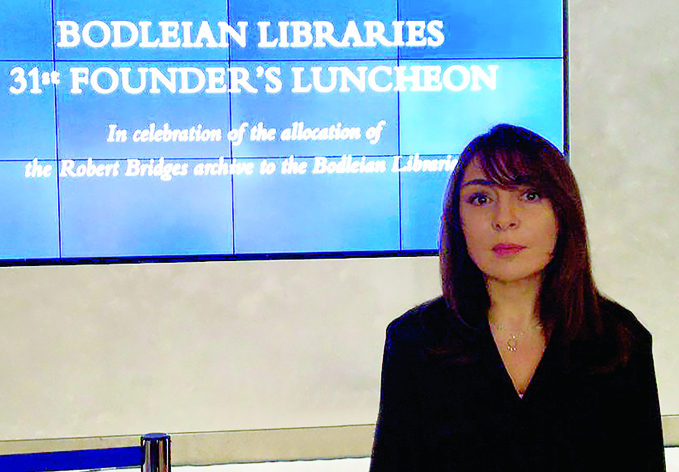 Академик Наргиз Пашаева приняла участие в торжественном приеме в честь основателя Бодлейнской библиотеки Оксфордского университета