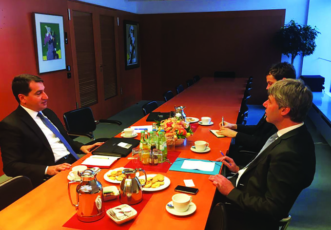 На встречах в Берлине состоялся обмен мнениями о развитии азербайджано-германских связей