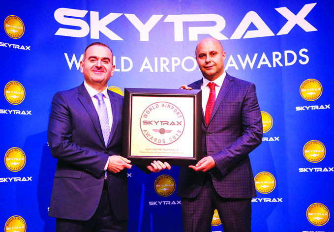 Международный аэропорт Гейдар Алиев в очередной раз признан лучшим в СНГ