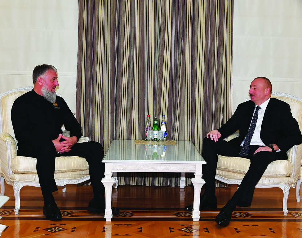 Президент Ильхам Алиев принял советника главы Чеченской Республики России