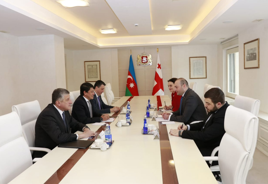 Председатель Государственного комитета встретилсяс премьер-министром и вице-спикером парламента Грузии