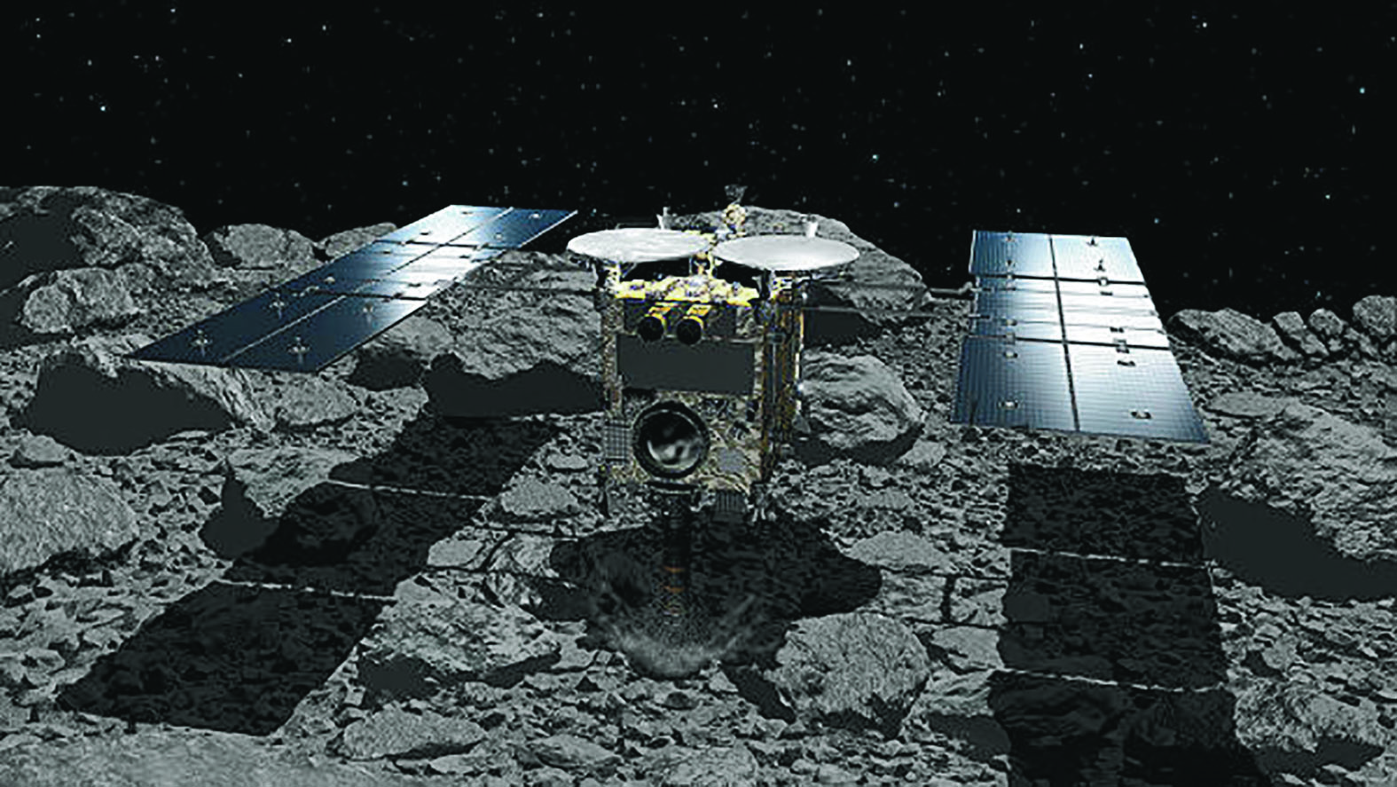 Японский зонд сбросит «взрывпакет» на астероид
