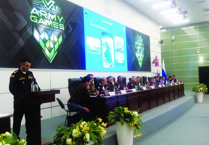 Делегация Министерства обороны принимает участие в конференции Армейских международных игр