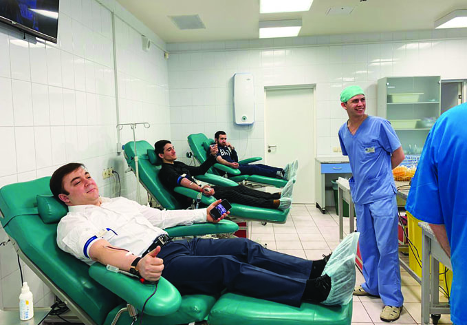 По инициативе вице-президента Фонда Гейдара Алиева Лейлы Алиевой в Москве состоялась благотворительная акция под названием «Кровь не имеет национальности»