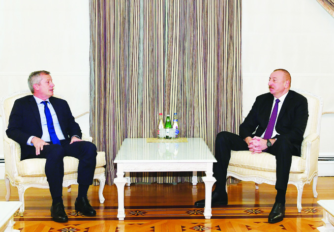Президент Ильхам Алиев принял председателя Палаты депутатов Национального конгресса Аргентины