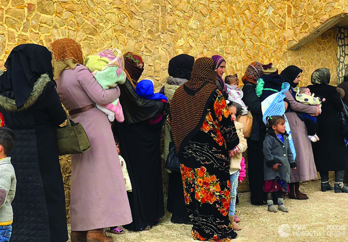 В Сирию за сутки вернулась почти тысяча беженцев