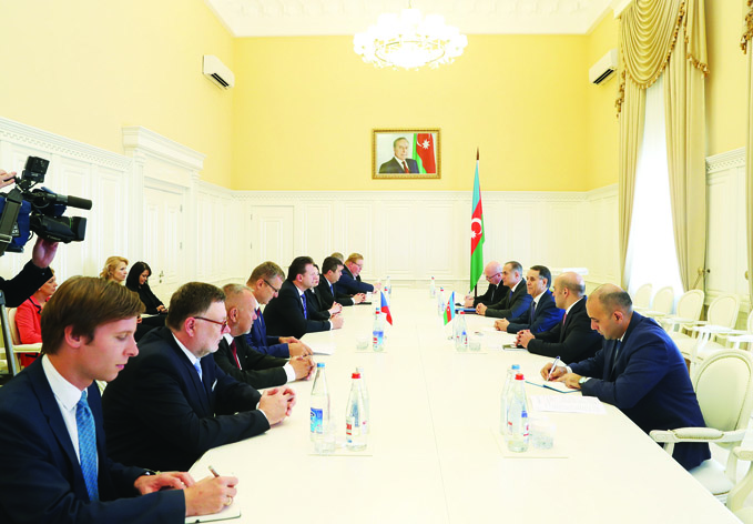 Премьер-министр Азербайджана встретился с делегацией во главе с председателем Палаты депутатов Парламента Чехии