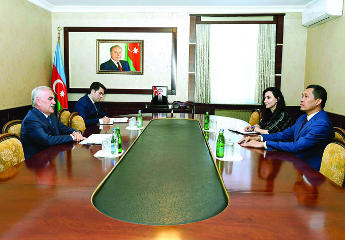 Встреча в Верховном Меджлисе Нахчыванской Автономной Республики