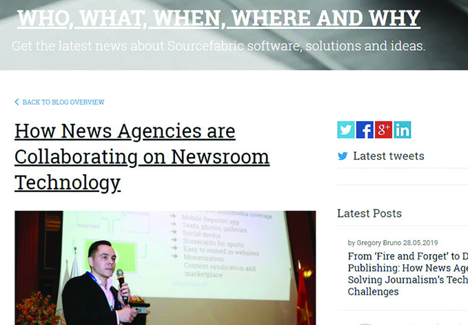 Как сотрудничают новостные агентствав области технологий, связанных с производством информации