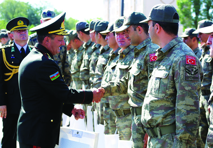 Состоялась торжественная церемония проводов турецких военнослужащих, участвовавших в учениях «Нерушимое братство-2019»