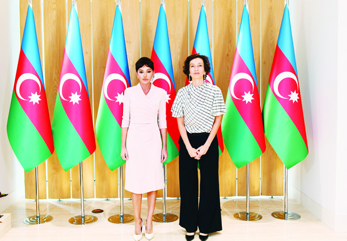 Первый вице-президент Мехрибан Алиева встретилась с генеральным директором ЮНЕСКО Одре Азуле