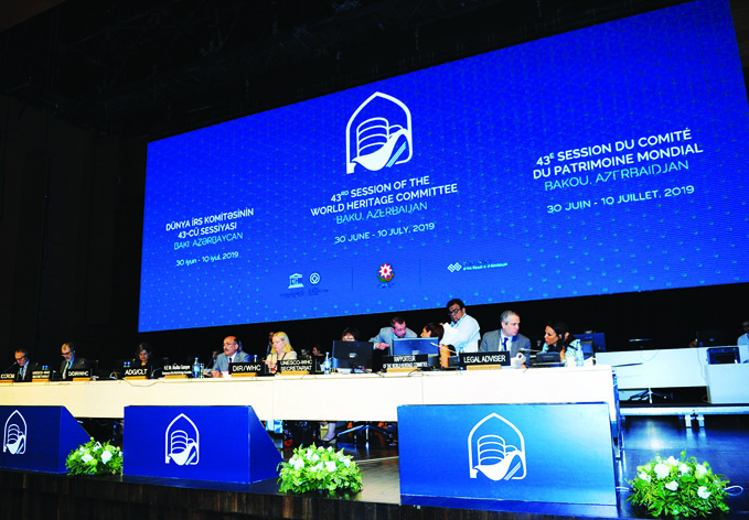В очередной день 43-й сессии Комитета Всемирного наследия ЮНЕСКО в Баку были приняты соответствующие решения
