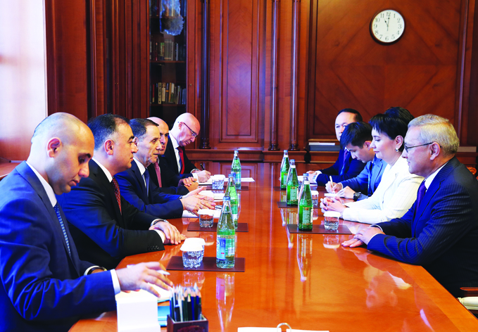 Связи между дружественными Азербайджаном и Казахстаном носят стратегический характер