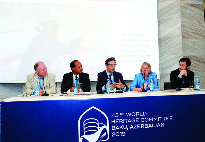 В рамках 43-й сессии Комитета Всемирного наследия ЮНЕСКО прошли 4 параллельных заседания