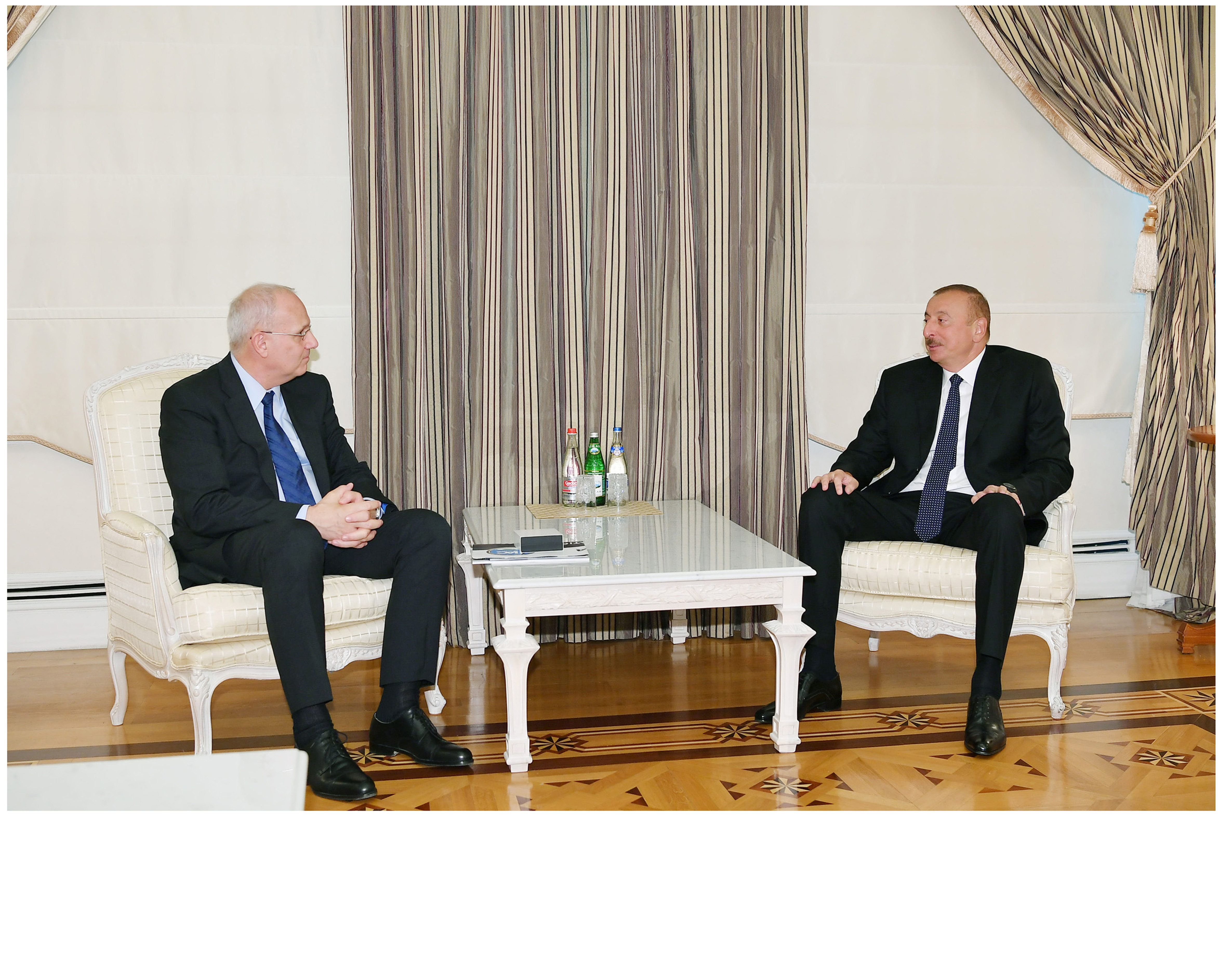 Президент Ильхам Алиев принял президента Международной астронавтической федерации