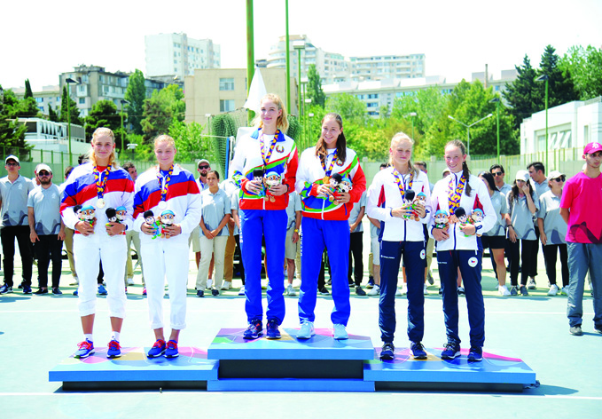 Завершились соревнования по теннису XV Европейского юношеского летнего олимпийского фестиваля