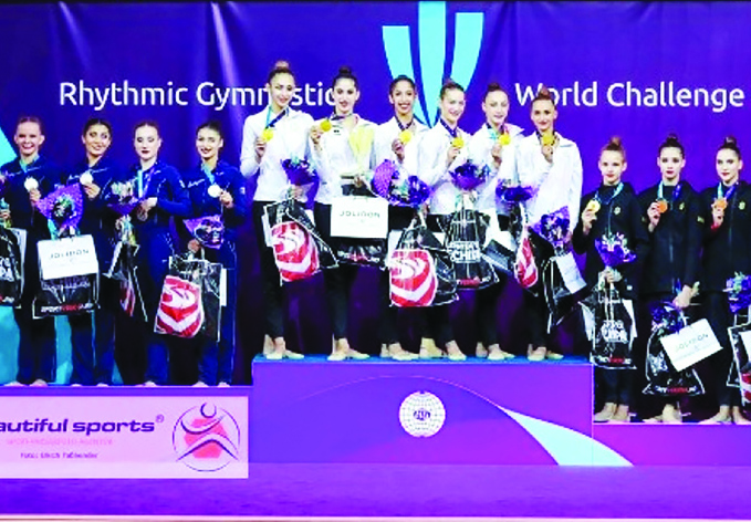 Азербайджанские гимнастки завоевали 3 медали на Кубке мира серии Challenge