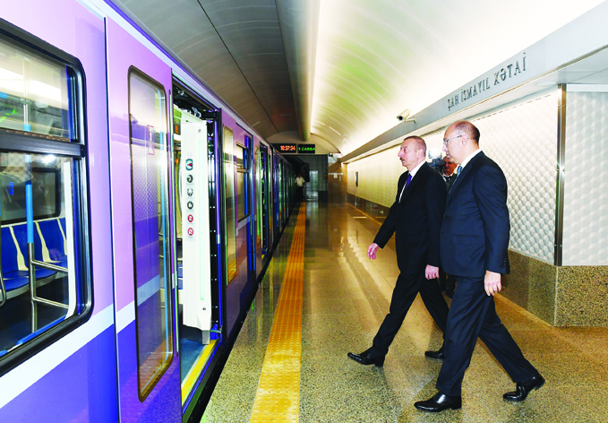 Станция «Хатаи» Бакинского метрополитена сдана в эксплуатацию после реконструкции