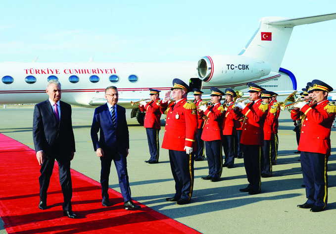 Официальный визит вице-президента Турции Фуата Октая в Азербайджан