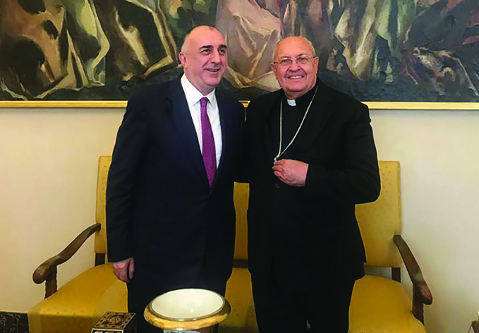 Министр иностранных дел Эльмар Мамедъяров встретился с конгрегатом восточных церквей Ватикана