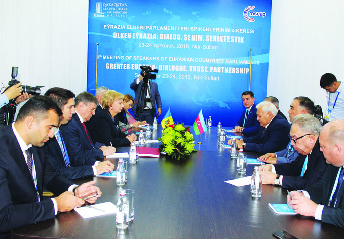 Проведены обсуждения в связи с развитием азербайджано-молдавского межпарламентского сотрудничества