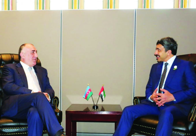 Состоялся обмен мнениями о перспективах дальнейшего развития отношений между Азербайджаном и ОАЭ