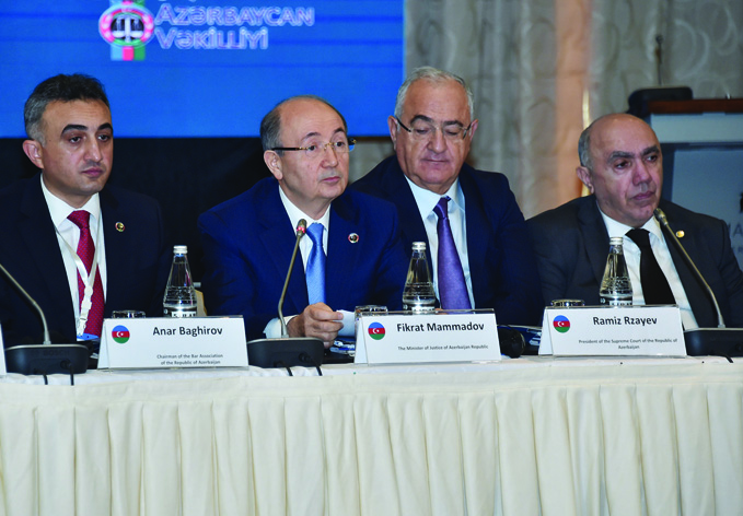 В Баку состоялась международная конференция на тему «Сильная и авторитетная адвокатура — вызовы современности»