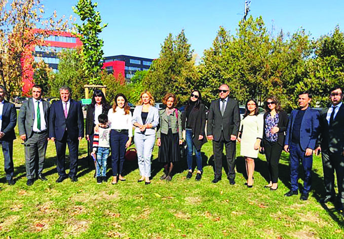 В Софии прошла акция посадки деревьев, посвященная 100-летнему юбилею органов дипломатической службы Азербайджана