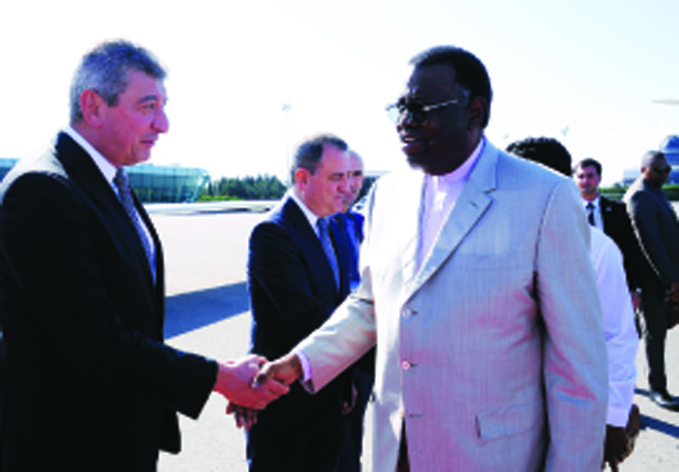 Завершился визит Президента Намибии Хаге Готтфрида Гейнгоба в Азербайджан