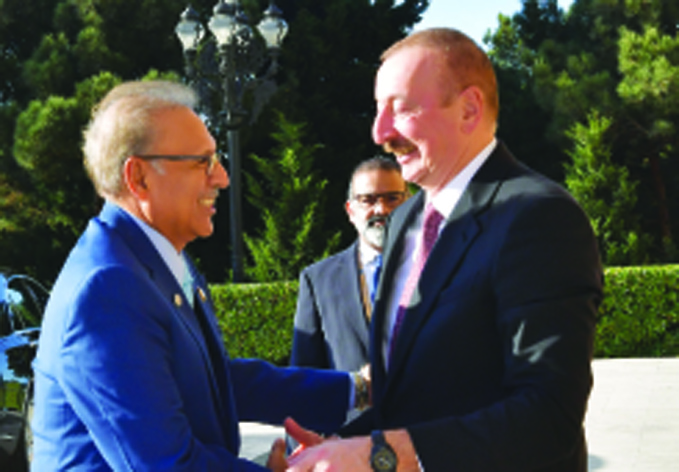 Состоялась встреча Президента Азербайджана Ильхама Алиева с Президентом Пакистана Арифом Алви