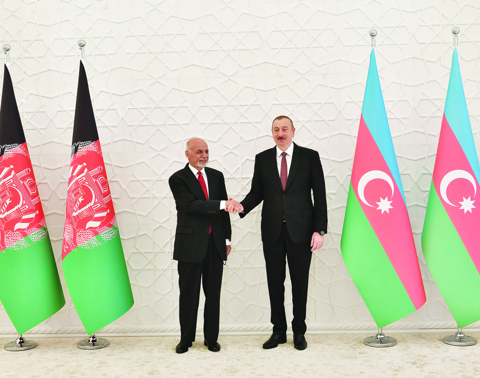 Президент Азербайджана Ильхам Алиев встретился с Президентом Афганистана Мохаммадом Ашрафом Гани