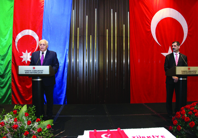 В Баку организован официальный прием по случаю национального праздника Турции