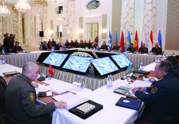 В Баку состоялось очередное заседание Совета министров обороны СНГ