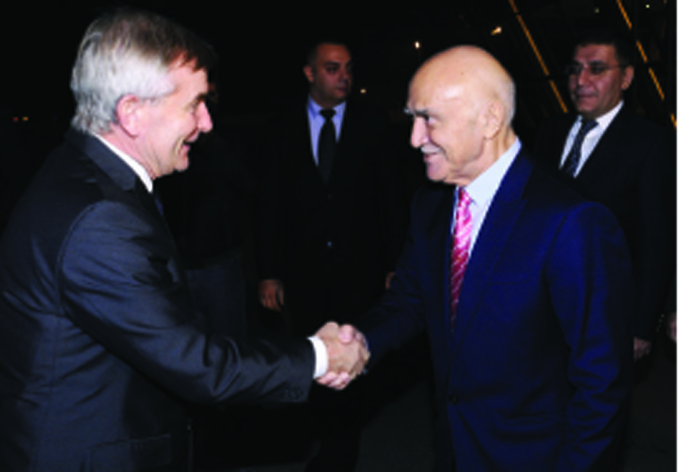 Председатель Сейма Литовской Республики прибыл с визитом в Азербайджан