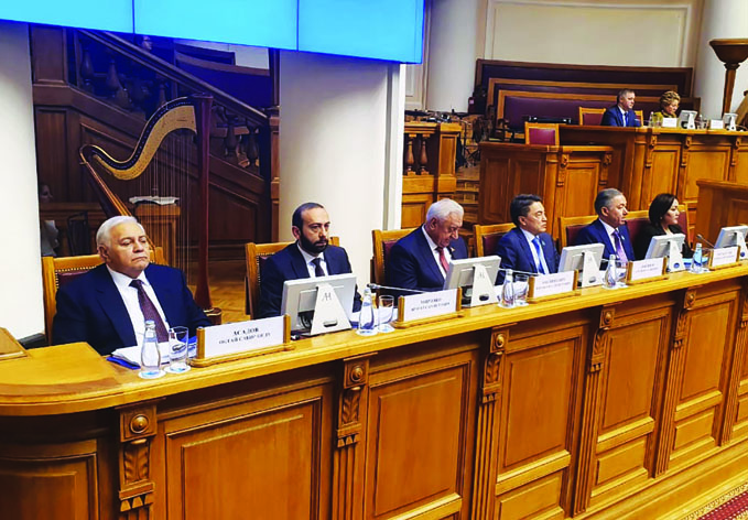 Председатель Милли Меджлиса Азербайджана принял участие в юбилейном заседании Межпарламентской ассамблеи СНГ