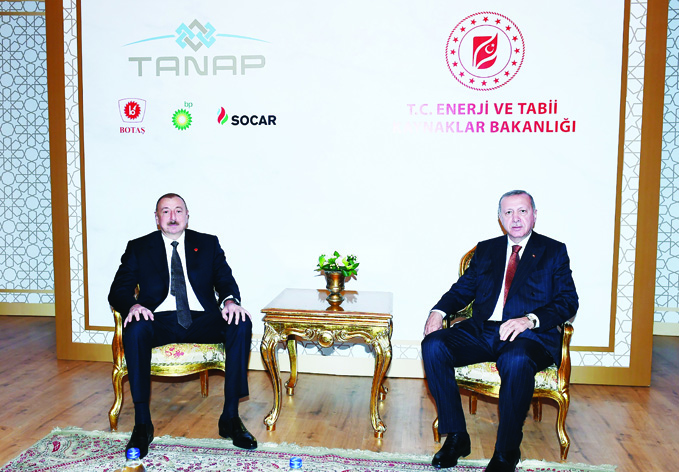 Состоялась встреча Президента Азербайджана Ильхама Алиева и Президента Турции Реджепа Тайипа Эрдогана