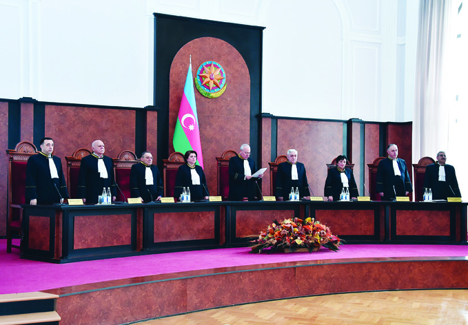 Сообщение пресс-службы Конституционного суда Азербайджанской Республики