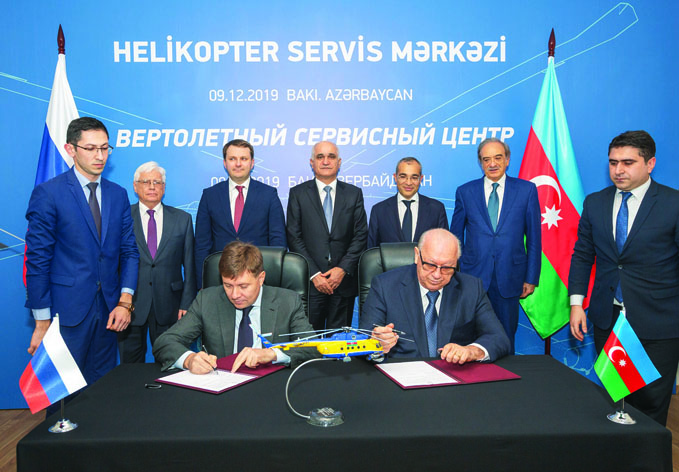 В Азербайджане состоялась закладка фундамента Сервисного центра по капитальному ремонту и обслуживанию вертолетов