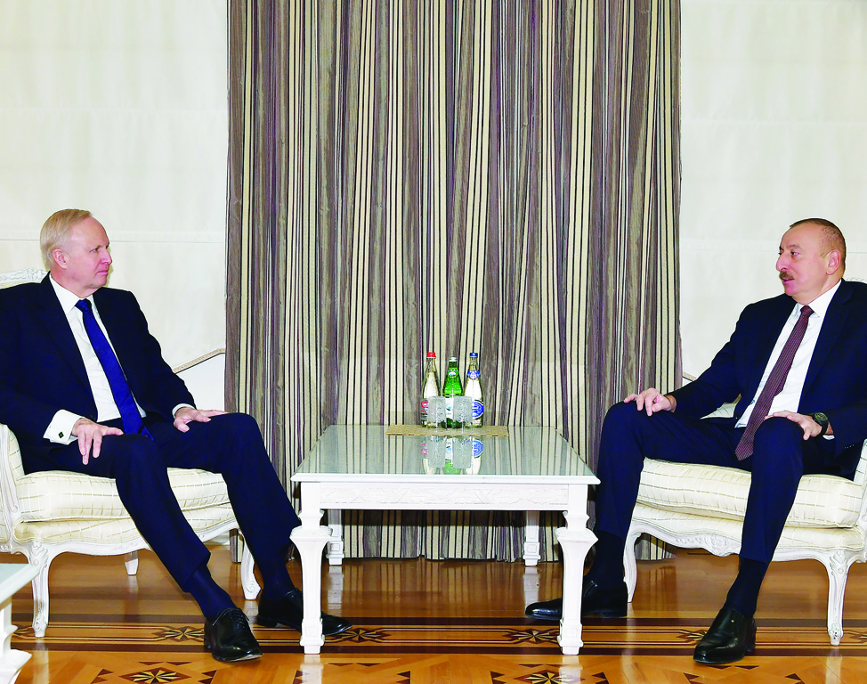 Президент Азербайджана Ильхам Алиев принял генерального исполнительного директора группы ВР