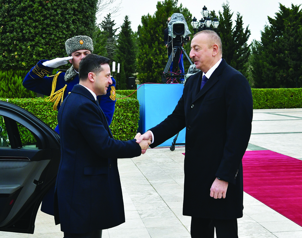 Официальный визит Президента Украины Владимира Зеленского в Азербайджан