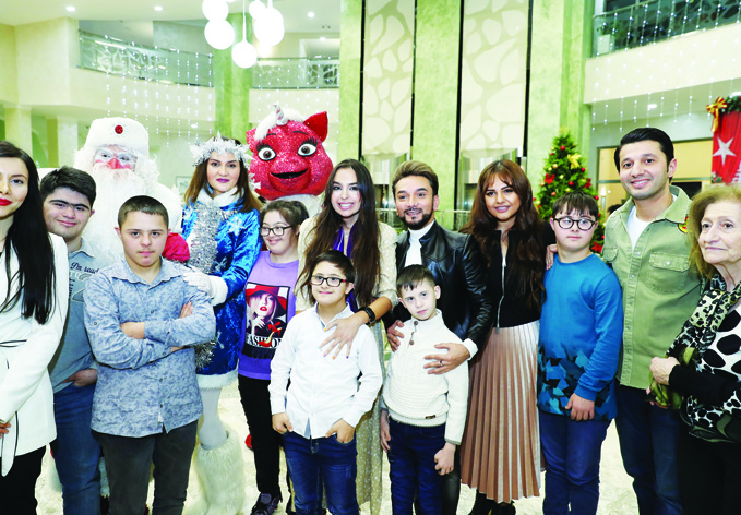 Вице-президент Фонда Гейдара Алиева Лейла Алиева приняла участие в веселье, организованном для детей с синдромом Дауна