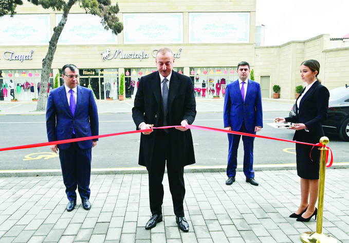 Президент Азербайджана Ильхам Алиев принял участие в открытии центра DOST №2