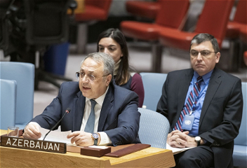 Постоянный представитель Азербайджана при ООН рассказал на дебатах в Совете Безопасностиоб армянской агрессии против Азербайджана