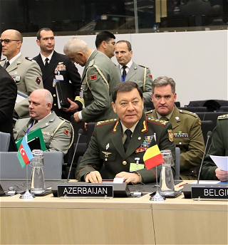 Начальник Генерального штаба Вооруженных силАзербайджана принял участие в заседании, состоявшемсяв штаб-квартире НАТО
